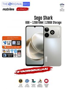 Sego Shark - 6GB RAM - 128GB Storage - Easy Monthly Installments - PTA Approved - 1 Year Official Warranty - The Original Bro Mobiles - TOB70